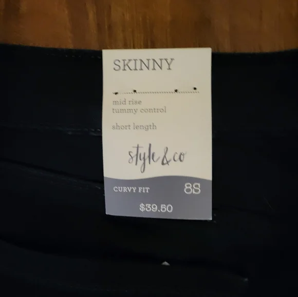 Style Jeans New With Tags Black Denim Jeans From Macys